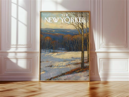 The New Yorker Magazine Cover Print, Retro New Yorker Issue, New Yorker Poster, Trendy Printable Wall Art Gift for Her, Digital Prints - Etsy