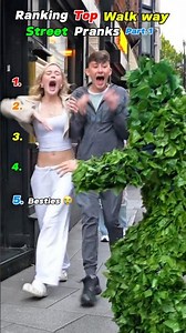 Ranking top 5 walk way street pranks part.1 #ranking