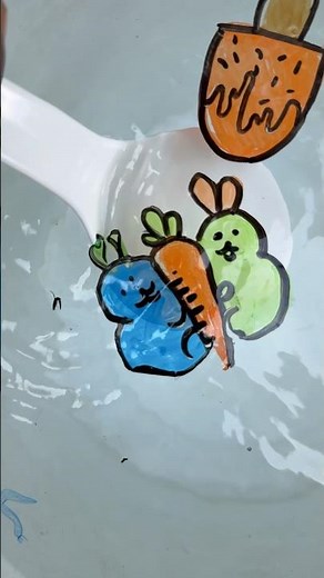 can you do it's drawing hugging rabbit step by step #shorts