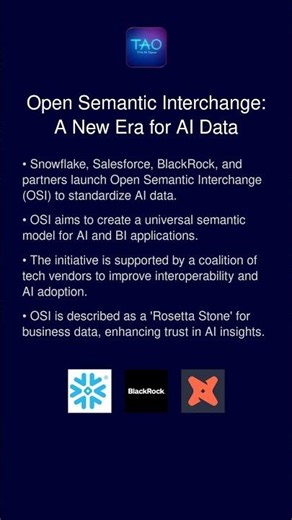 Open Semantic Interchange: A New Era for AI Data