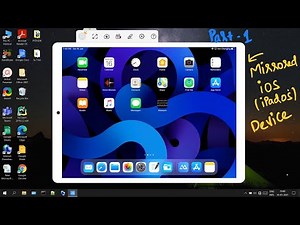 Mirror iphone to pc | Control and mirror iPhone or iPad via usb to Windows pc | 2021 | Part 1