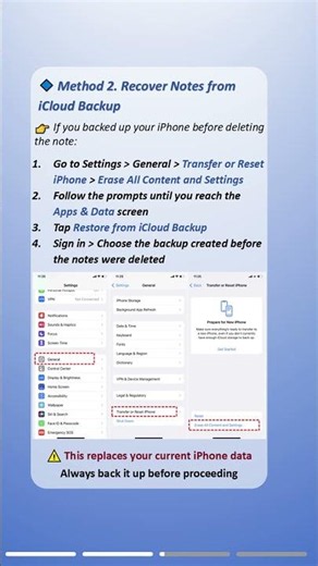 Deleted Notes on iPhone? Get Them Back in Minutes!