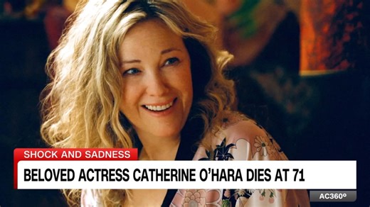 1.5M views · 65K reactions | Hollywood remembers award-winning actress Catherine O'Hara, best known for "Home Alone", "Schitt’s Creek" and other roles. She died Friday at the age of 71. | Anderson Cooper 360 | Facebook