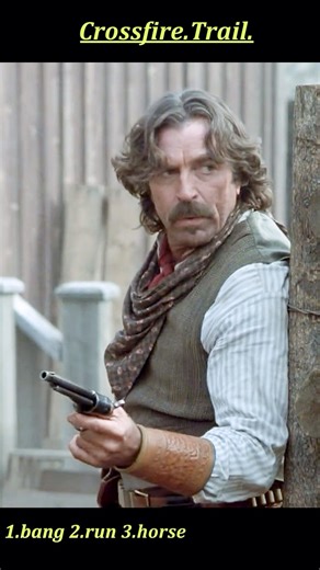 Crossfire Trail (2001) | Showdown in the Corral — Tom Selleck’s Final Duel! 🔫🐎