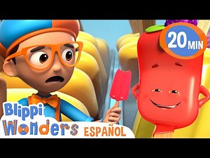 ¡Paleta de Hielo! - ¡Blippi explora! TV para niños | Moonbug Dibujos Animados