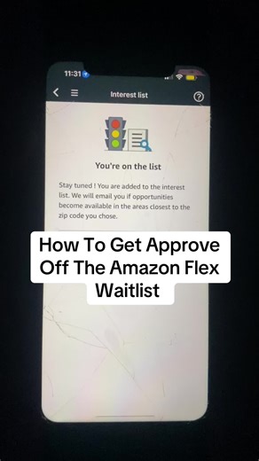 How To Get Approved Off The Amazon Flex Waitlist