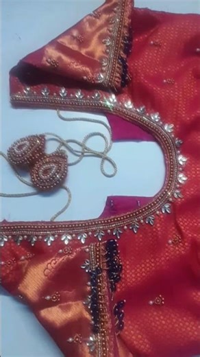 Simble easy ari designs #embroidery #bridal # beautician #tailoringvideos