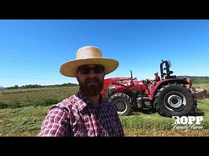 Hay Season 2021: Cutting our Orchardgrass Hay