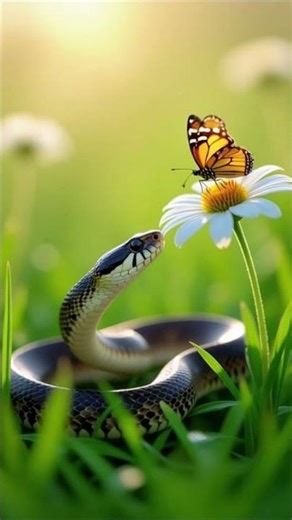 🦋 The Butterfly and the Snake | Inspirational Short Story #shorts #ai