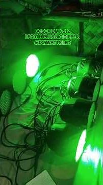 PROGRAM TEST RGBW AMBER WHITE LP001 H PLUS BIG DIPPER PAR LED LIGHTS 180WATTS