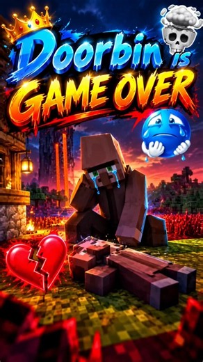 Doorbin Ka Game Over😭🥹😭🥹#minecraft