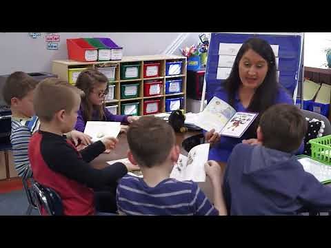 Wonders small group reading of a text in teacher-led guided group.