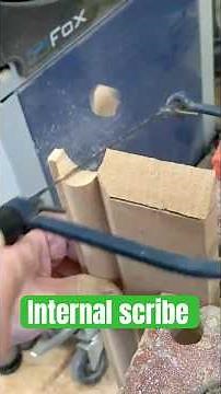 How to scribe skirting boards or baseboards #skirtingboard #baseboard #diy #diyinspiration #diytip