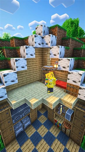 1K views | Minecraft triangular house tutorial Minecraft ideas share it... #Minecraft #minecraftbuilds #minecraftbuilding #minecrafttutorial #viral | UBuilds | Facebook