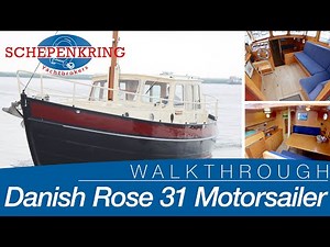 Danish Rose 31 Motorsailer for sale | Yacht Walkthrough | @ Schepenkring Lelystad | 4K