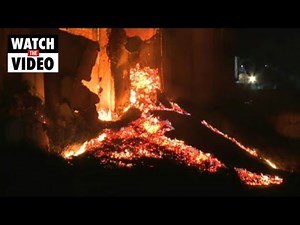 Lava-like blaze rages on in Beirut's blast-hit grain silos