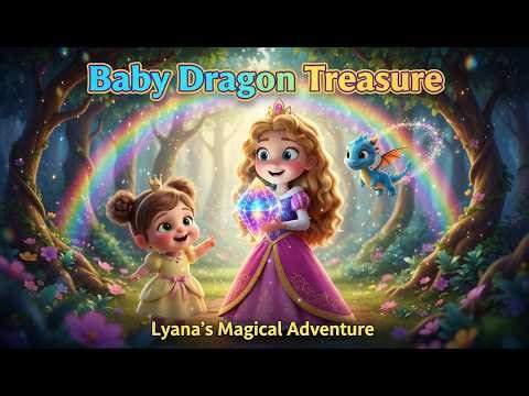 Princess Liana& the Baby Dragon’s Lost Treasure 🐉✨ Magical Fairy Tale for Kids