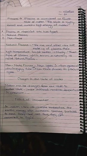 class 9 chapter 1 Matter in our surroundings notes