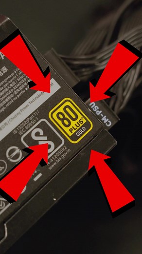 What do the ratings on power supplies mean? #techtips #gamingpc #gamingpcbuild #pc #techtoktips #tech #skytech #skytechgaming #pcparts #pcparthelp