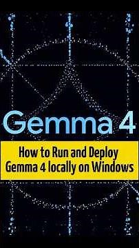 How to Run & Deploy Gemma 4 locally on Windows #gemma4 #aiagent #openclaw