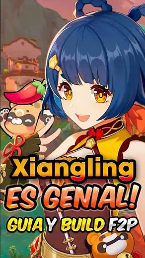 GUIA Y BUILD F2P de XIANGLING 🗣️ | Genshin Impact #genshinimpact #genshin #hoyocreators
