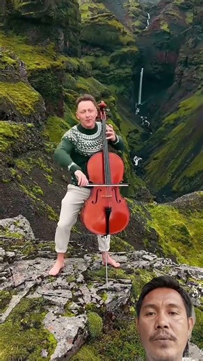 Echoes of the Cello in the Wild Valley#shortsvideo