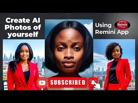 How to Create AI Image of yourself for free ( AI image generator ) using Remini App