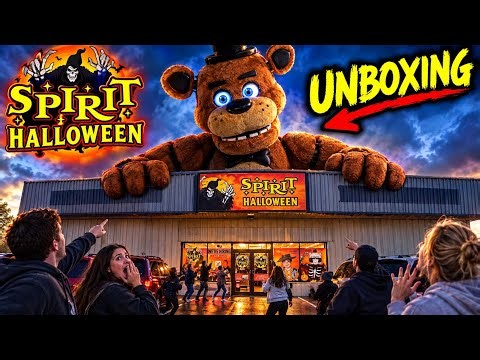 Spirit Halloween Freddy Fazbear 2026 FNAF Horror Game Animatronic Prop Unboxing Setup & Review Video