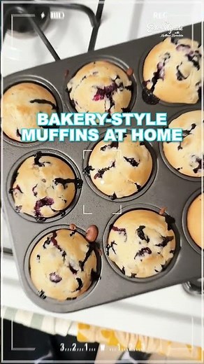 Best Blueberry Muffin Recipe 🫐 Bakery-Style Muffins at Home #BlueberryMuffins #easybaking #foodie