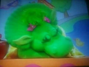 Barney and friends Baby Bop Sleeping
