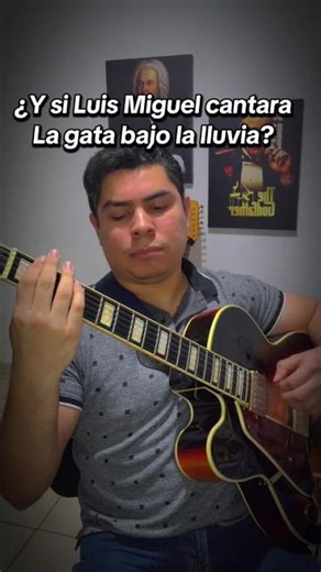 Si Luis Miguel cantara la gata bajo la lluvia