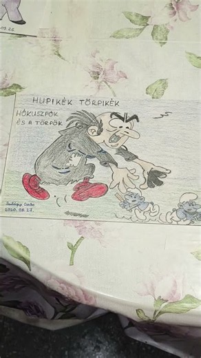 Hupikék törpikék: Hókuszpók és a törpök rajz