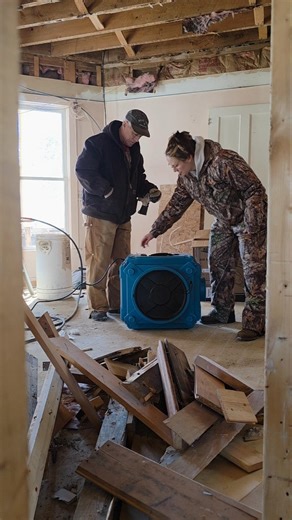 We set up the airscrubber !