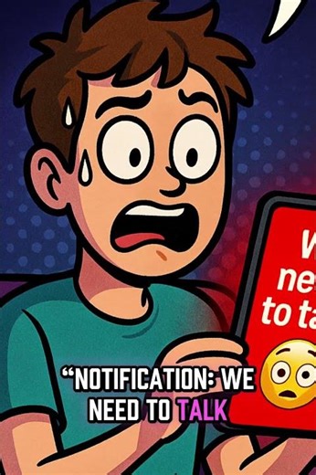 Notification Panic Meme 😯 #memes #homeworkout #cartoon #funny #comedy #shorts