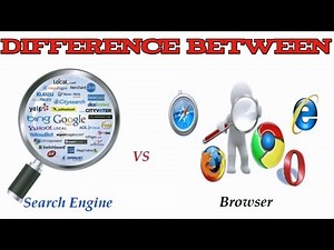 Difference b/w web browser and search engine | Search Engine Vs Web Browser | online study |
