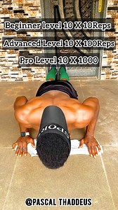 Short Range push up(Black superman), Strengthens your shoulders, arms and Back muscles 💪. Try this if you want to build those muscles, as a beginner you could go 100rep, advanced 500-1000rep, and pro level 1000-5000rep. Take responsibility for your Health and build your physique to your test. | Pascal Thaddeus