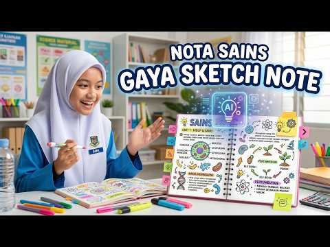 Cara Buat Nota Sains Form 1 Gaya Sketch Note - Google Gemini For Study