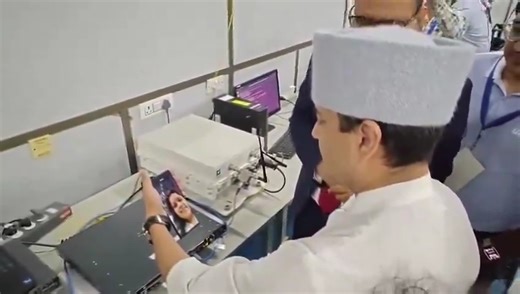 1.6K views · 41 reactions | Union Minister #JyotiradityaScindia visited the Centre for Development of Telematics on 2nd August and held a meeting over new inventions & technologies by telecom scientists in the country. He also tested 5G phone technology developed by C-DOT and held a video conferencing with C-DOT employees, over BSNL 5G technology. (Video: Office of Jyotiraditya Scindia) | TIMES NOW | Facebook