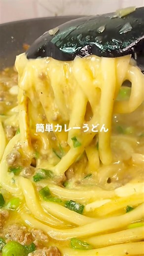 350円で簡単節約カレーうどん