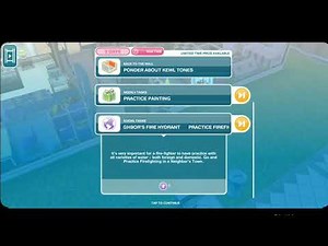 The Sims Freeplay - Practice Firefighting Using Neighbor's Fire Hydrant - Social Task