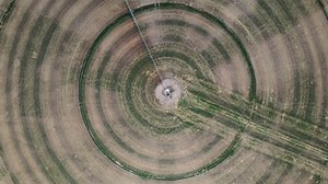 Circular Fields Center Pivot Irrigation Green Stock Footage Video (100% Royalty-free) 1087106930 | Shutterstock