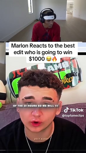 Marlon Reacts to the Best Edits for $1,000 Challenge