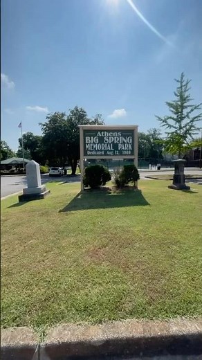Gem in Athens Alabama 🌳 | Big Spring Memorial Park Walkthrough. #shorts
