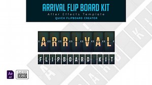 Arrival Flip Board Kit - After Effects Templates | Motion Array