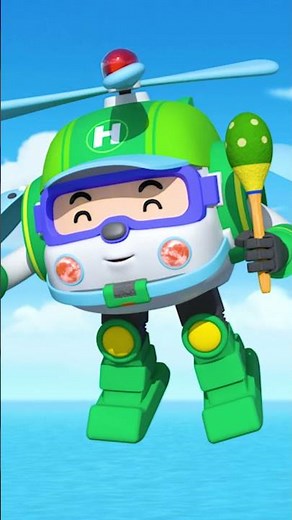 Robocar Poli Theme Song Summer Version 🚤 #RobocarPoliChildrensSong #Shorts