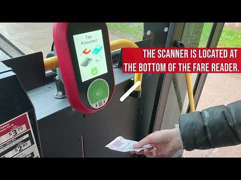 Welcome To OC Transpo 372-How To Scan a barcode on new fare readers