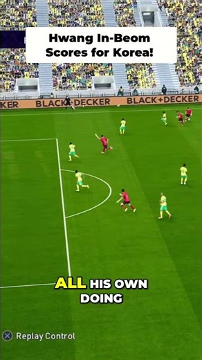 South Africa vs South Korea : South Korea Scores! Hwang In-Beom's Goal Sparks a Comeback! #shorts
