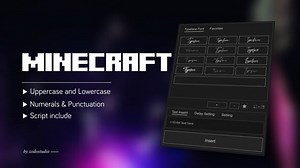 Animated Typeface - Minecraft Fifty Solid