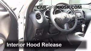 How to Check Brake Fluid Level: 2012 Nissan Juke S 1.6L 4 Cyl. Turbo