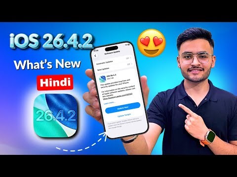 iOS 26.4.2 Released🔥 New Features, Battery (HINDI) | iOS 26.4.2 features update review | ios 26.4.2